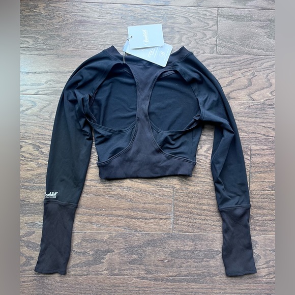 Bombshell Cropped Cut Out Back Pullover - Picture 4 of 7